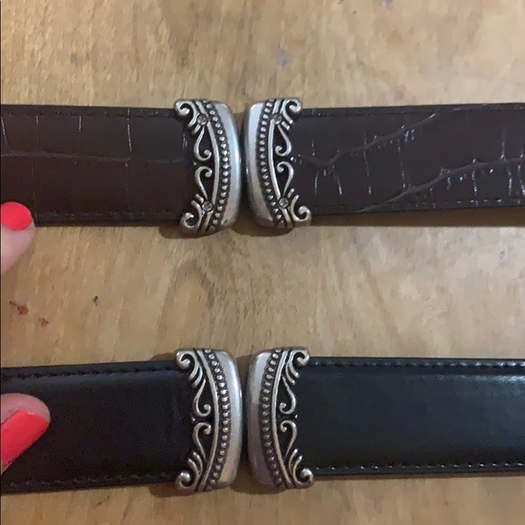 Lakeshore Drive Reversible Leather Belt XL - Picture 5 of 6